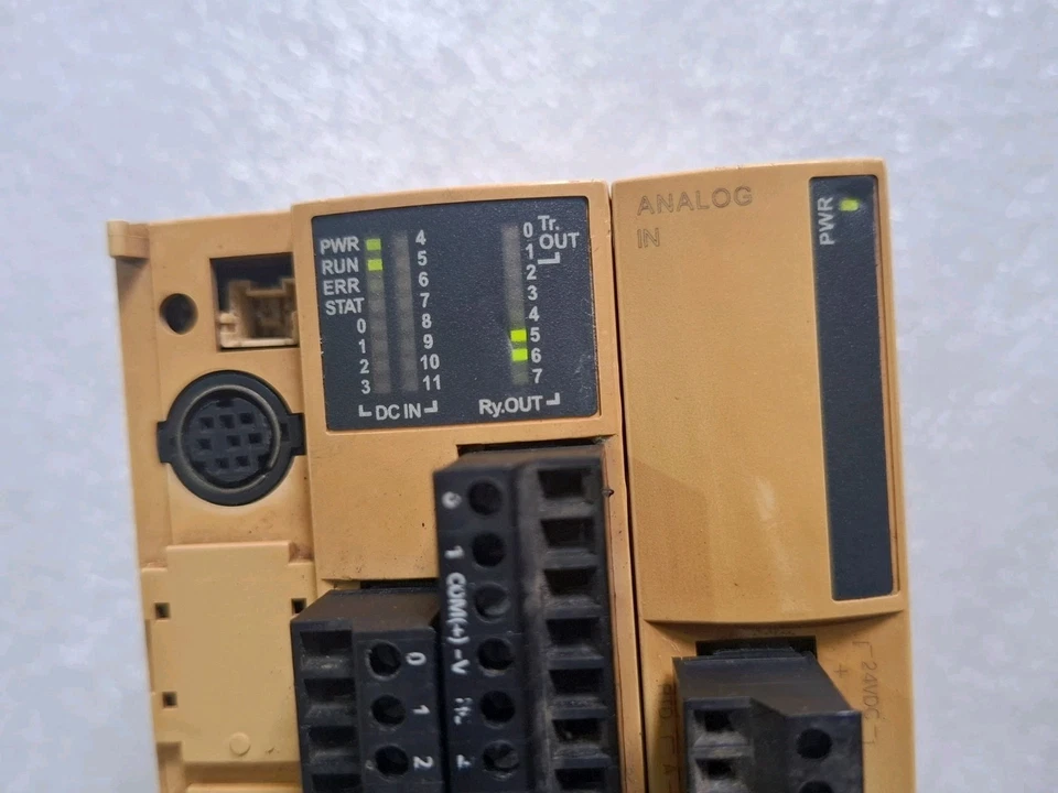 USED & TESTED WORKING SCHNEIDER TWDLMDA20DRT WITH ANALOG INPUT MODULE TM2AMI4LT